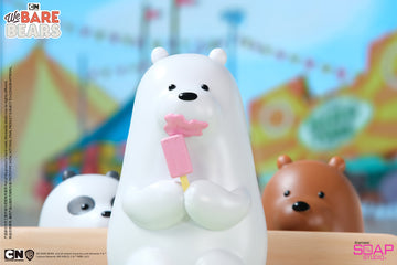 Soap Studio CA171 We Bare Bears: Ice Cream Lovers Ice Bear Ver. Figure Statue
